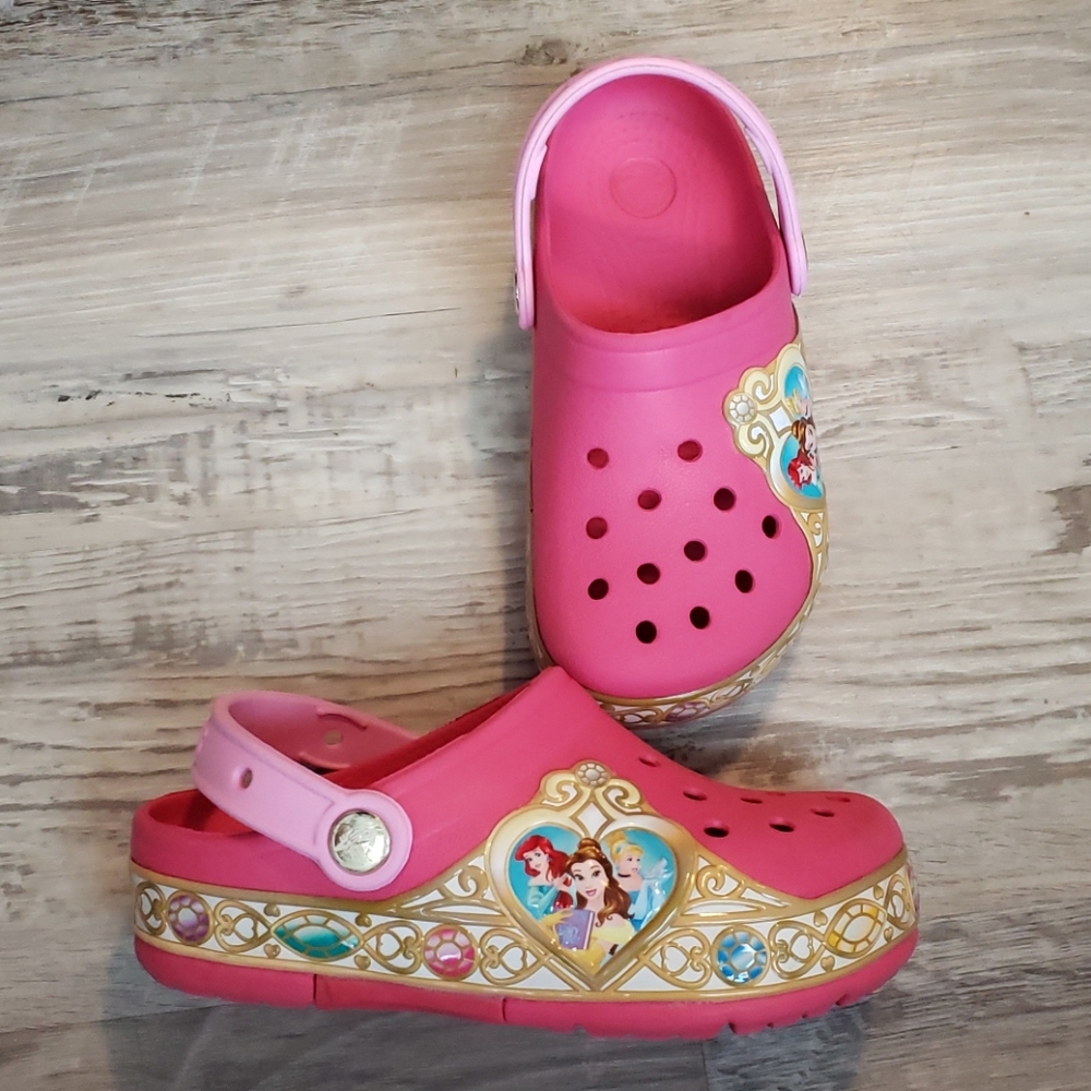 Light up Disney Princess Crocs